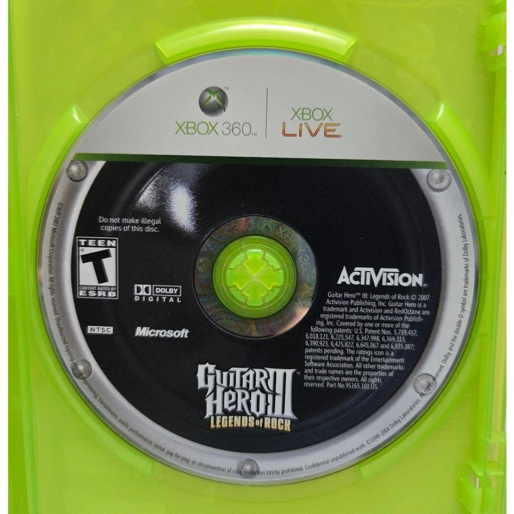 Guitar Hero II & III Bundle - Xbox 360 - 2 Games CIB W/ Manuals Tested